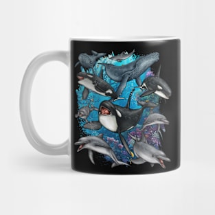 Whales and Dolphins Mug